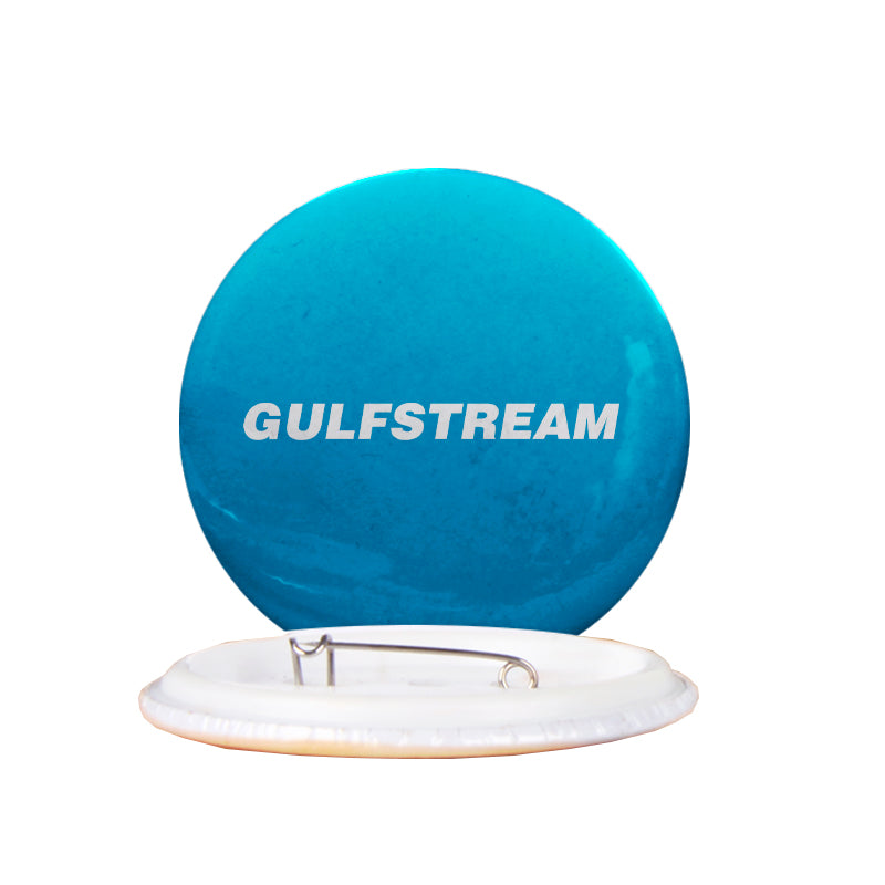 Gulfstream & Text Designed Pins