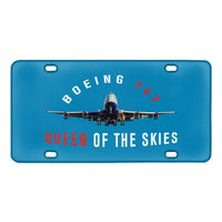 Thumbnail for Boeing 747 Queen of the Skies Designed Metal (License) Plates