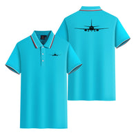 Thumbnail for Boeing 737 Silhouette Designed Stylish Polo T-Shirts (Double-Side)