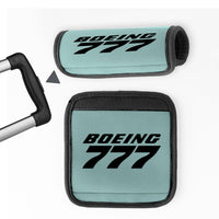 Thumbnail for Boeing 777 & Text Designed Neoprene Luggage Handle Covers