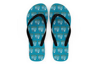 Thumbnail for Jet Fuel Only Designed Slippers (Flip Flops)