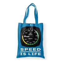 Thumbnail for Speed Is Life Designed Tote Bags
