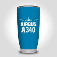Thumbnail for Airbus A340 & Plane Designed Tumbler Travel Mugs
