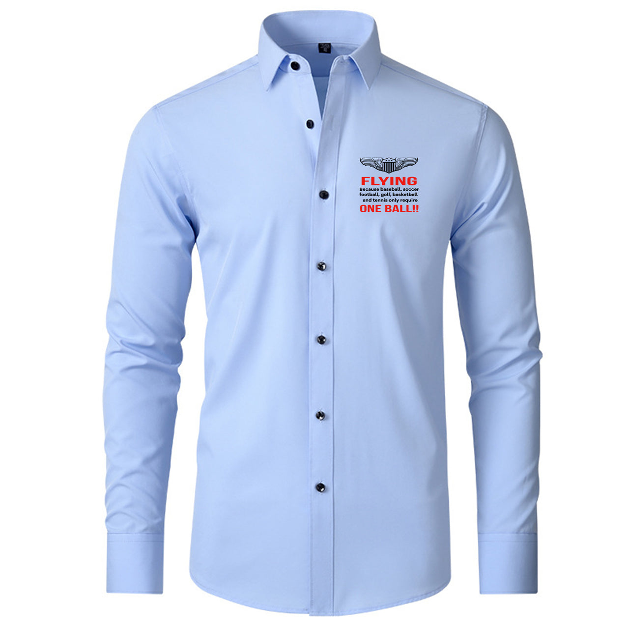 Flying One Ball Designed Long Sleeve Shirts