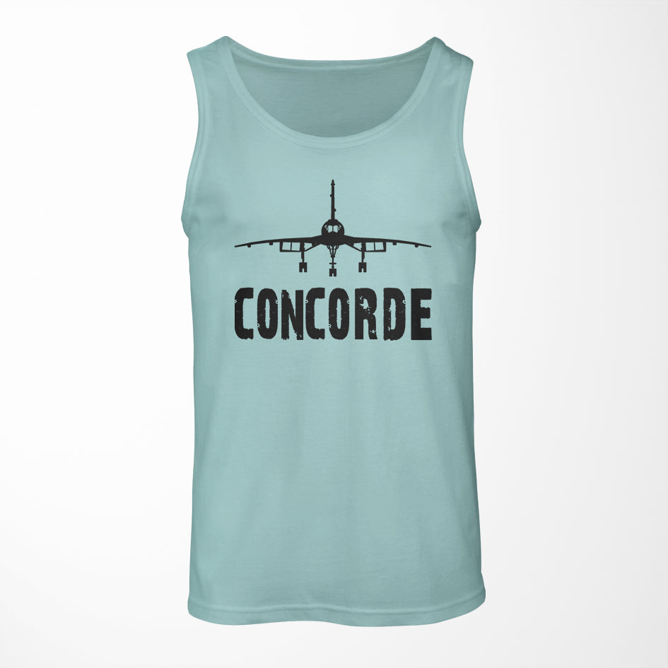 Concorde & Plane Designed Tank Tops