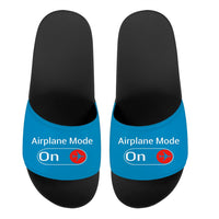 Thumbnail for Airplane Mode On Designed Sport Slippers