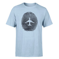 Thumbnail for Aviation Finger Print Designed T-Shirts
