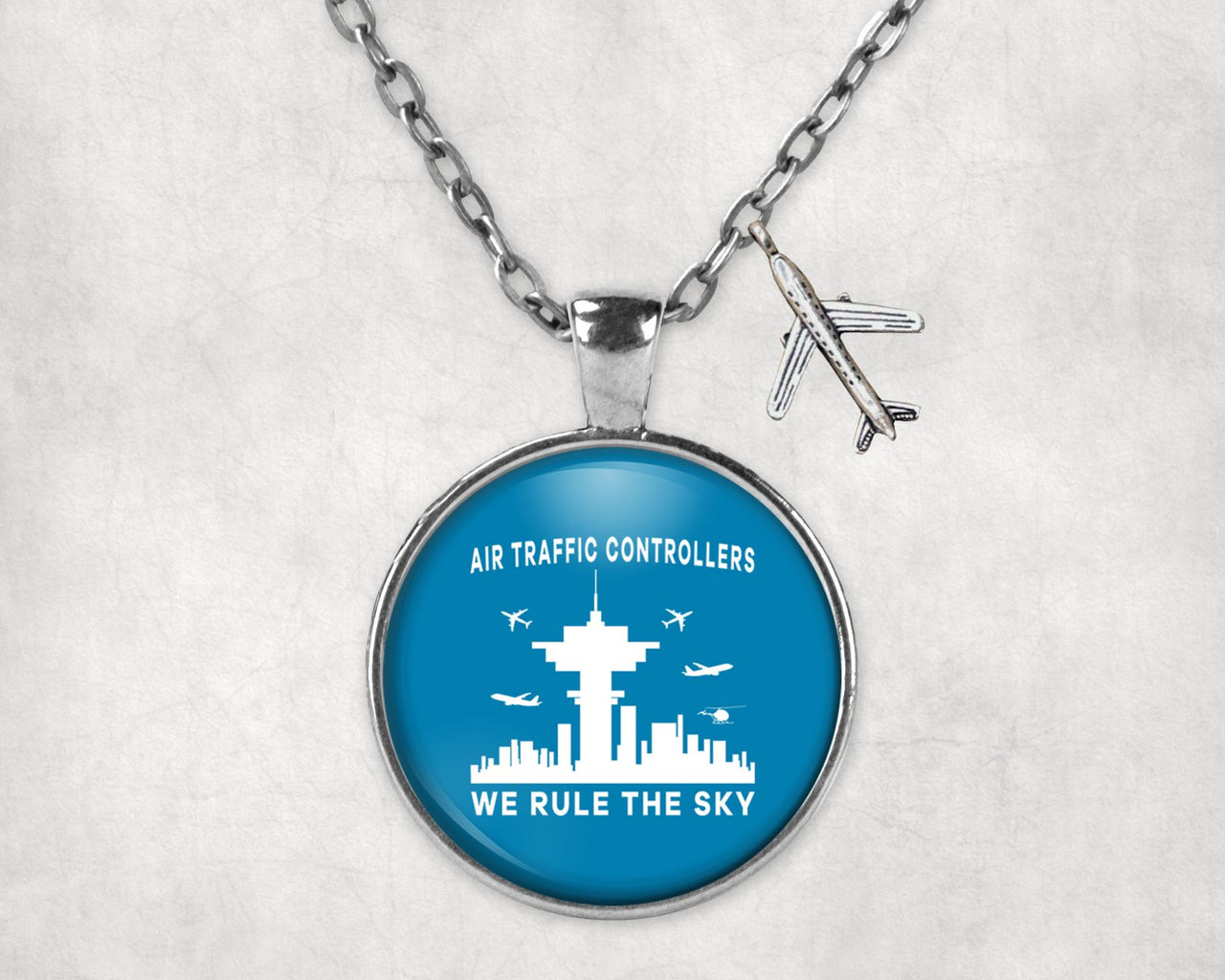 Air Traffic Controllers - We Rule The Sky Designed Necklaces