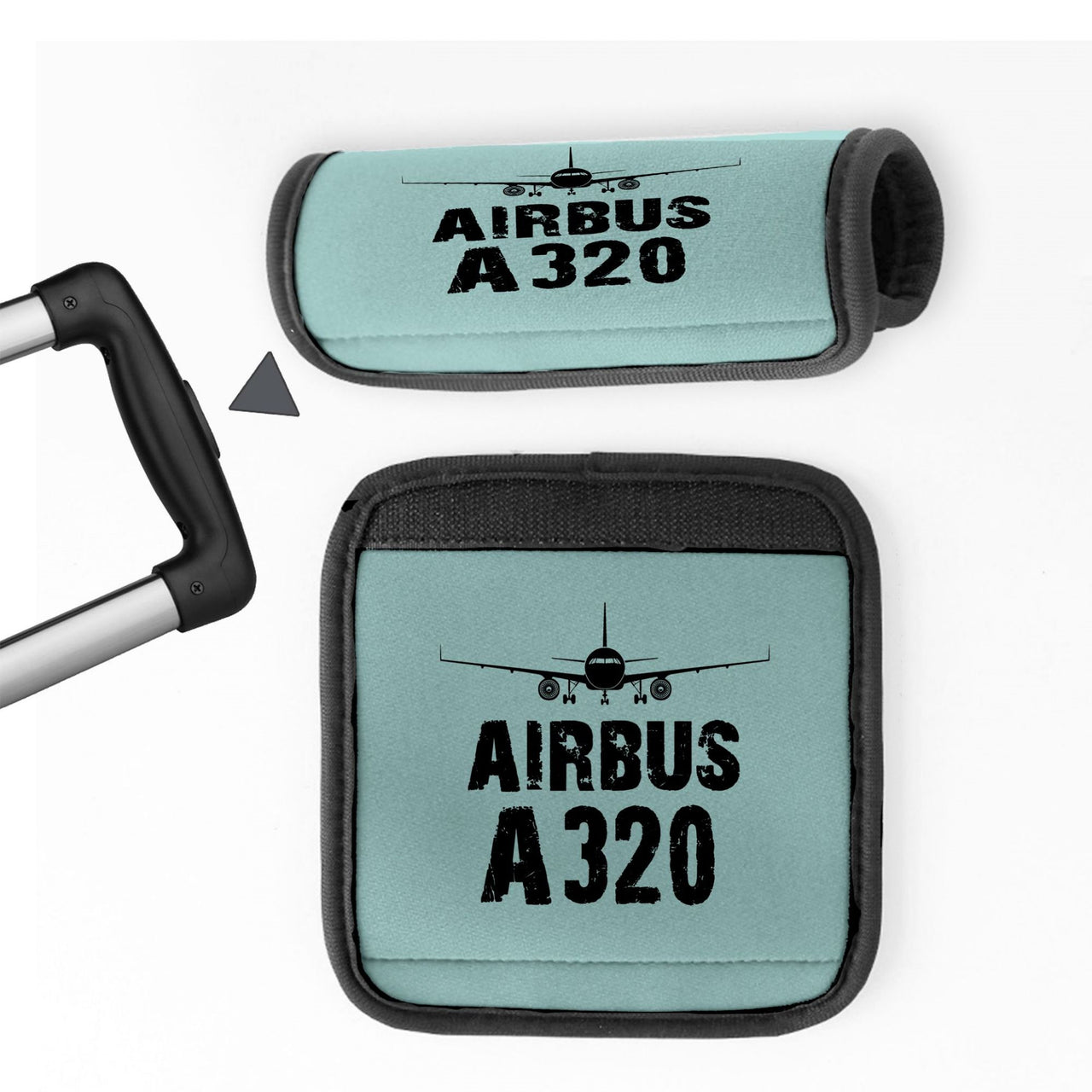 Airbus A320 & Plane Designed Neoprene Luggage Handle Covers