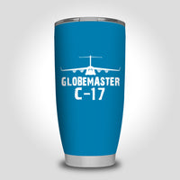 Thumbnail for GlobeMaster C-17 & Plane Designed Tumbler Travel Mugs
