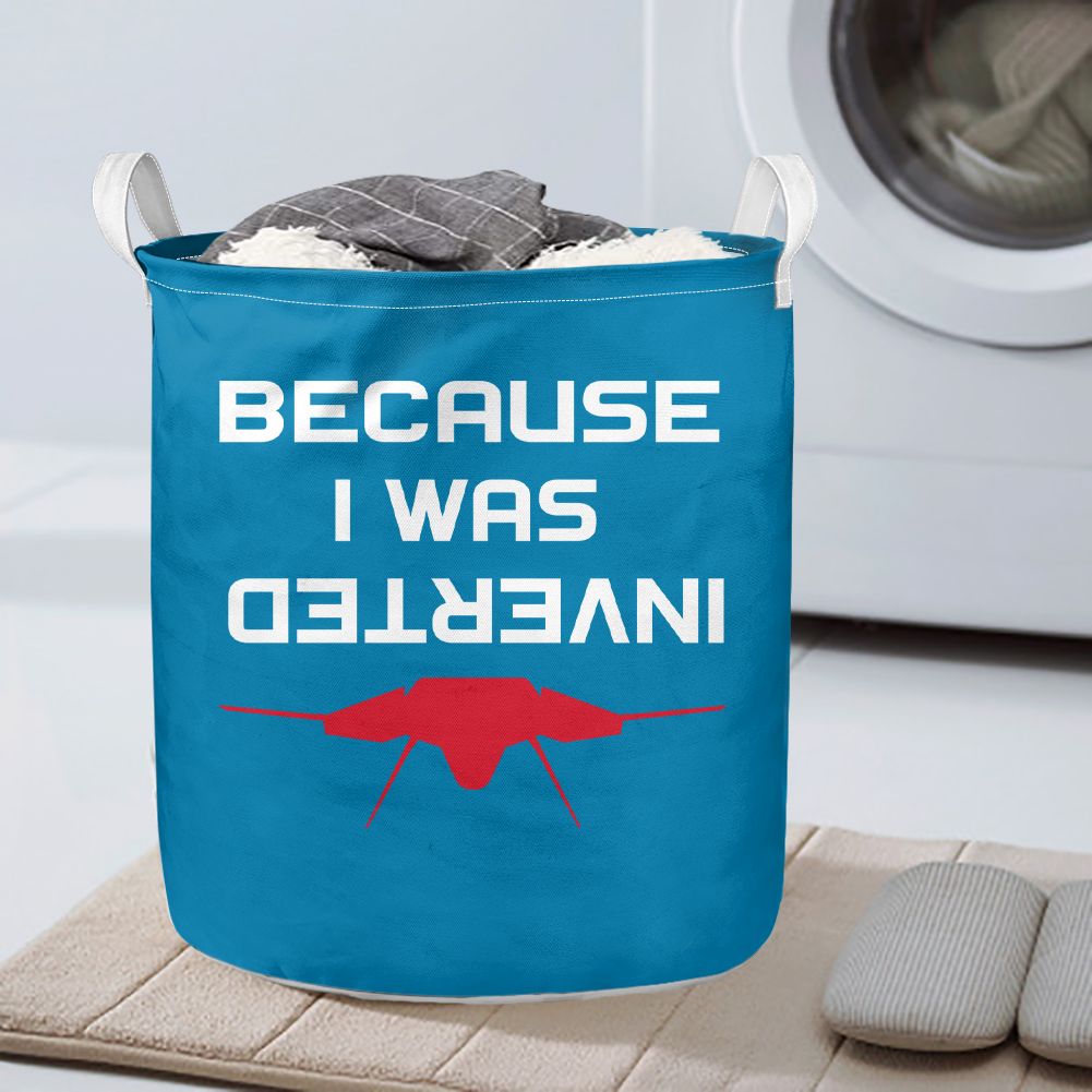 Because I was Inverted Designed Laundry Baskets
