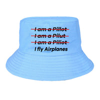 Thumbnail for I Fly Airplanes Designed Summer & Stylish Hats