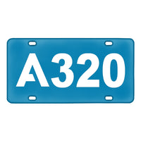 Thumbnail for A320 Flat Text Designed Metal (License) Plates
