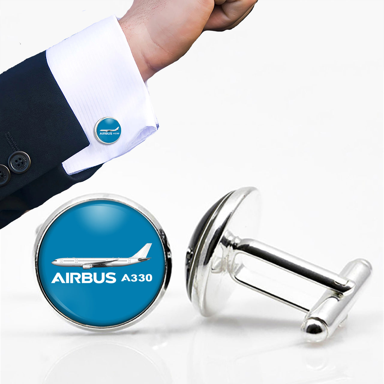 The Airbus A330 Designed Cuff Links
