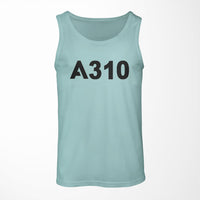 Thumbnail for A310 Flat Text Designed Tank Tops