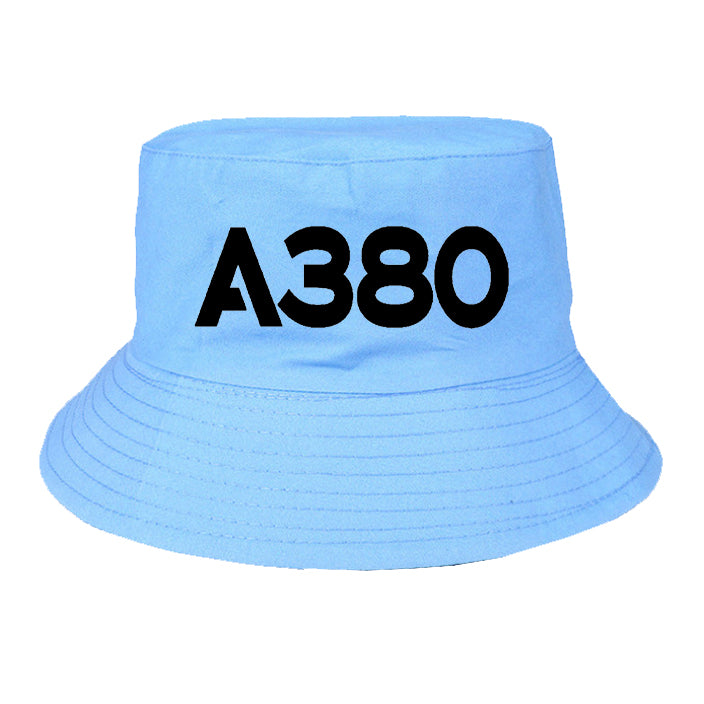 A380 Flat Text Designed Summer & Stylish Hats