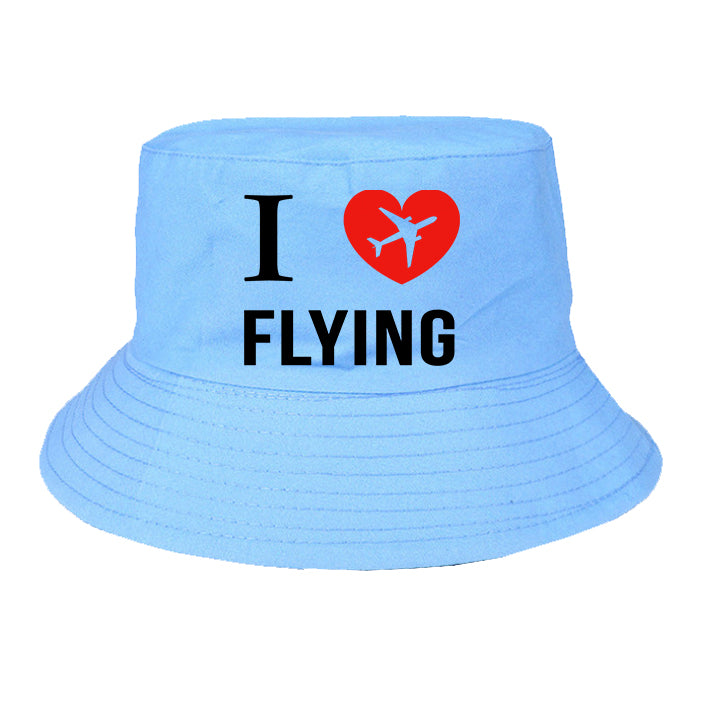 I Love Flying Designed Summer & Stylish Hats