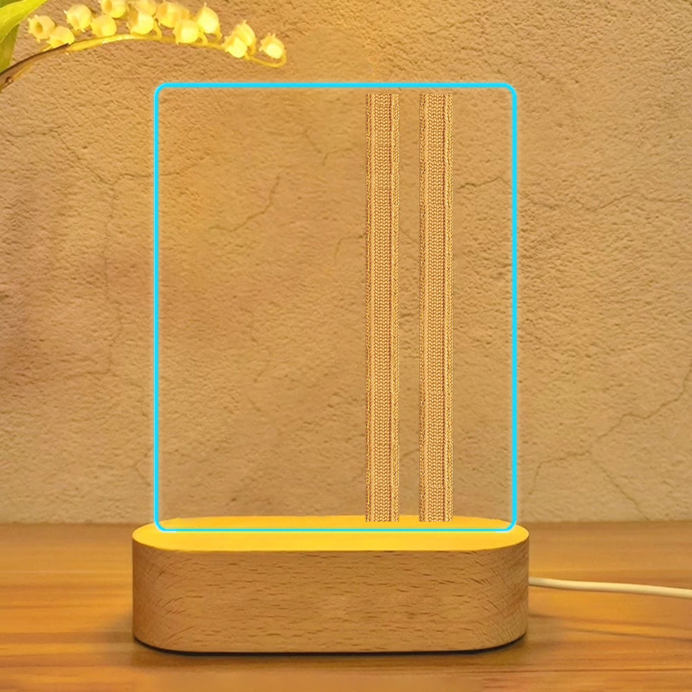 Special Pilot Epaulettes 2 Lines Designed Night Lamp