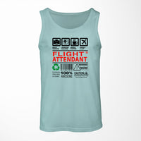 Thumbnail for Flight Attendant Label Designed Tank Tops