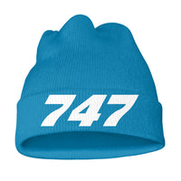 Thumbnail for 747 Flat Text Knit 3D Beanies