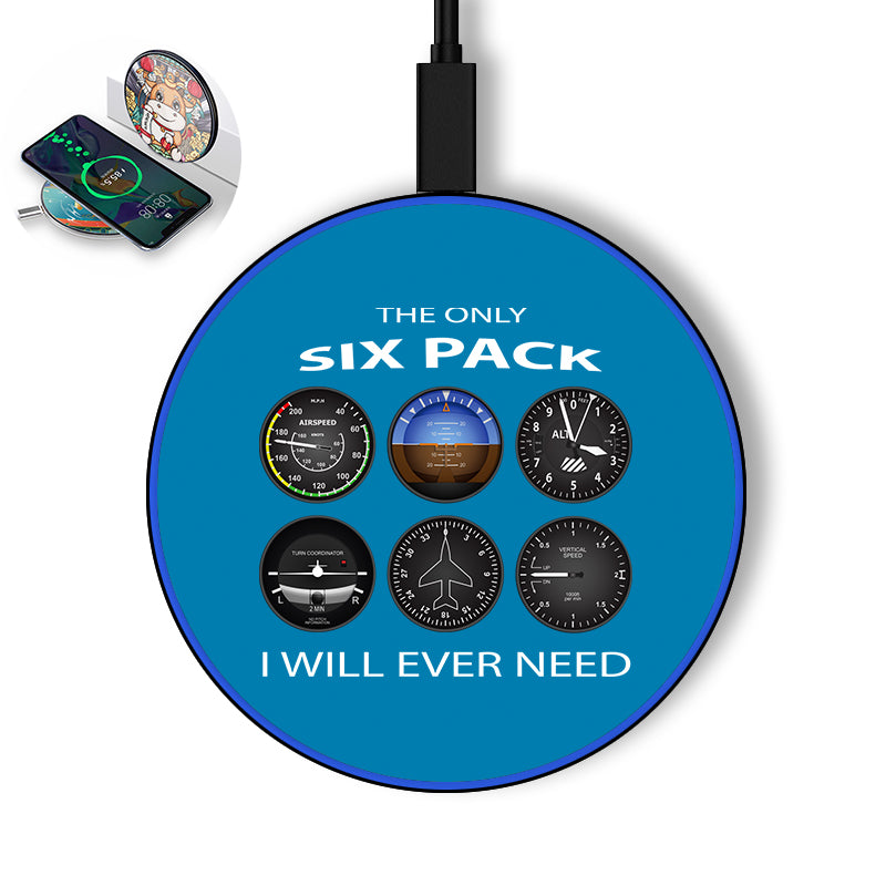 The Only Six Pack I Will Ever Need Designed Wireless Chargers