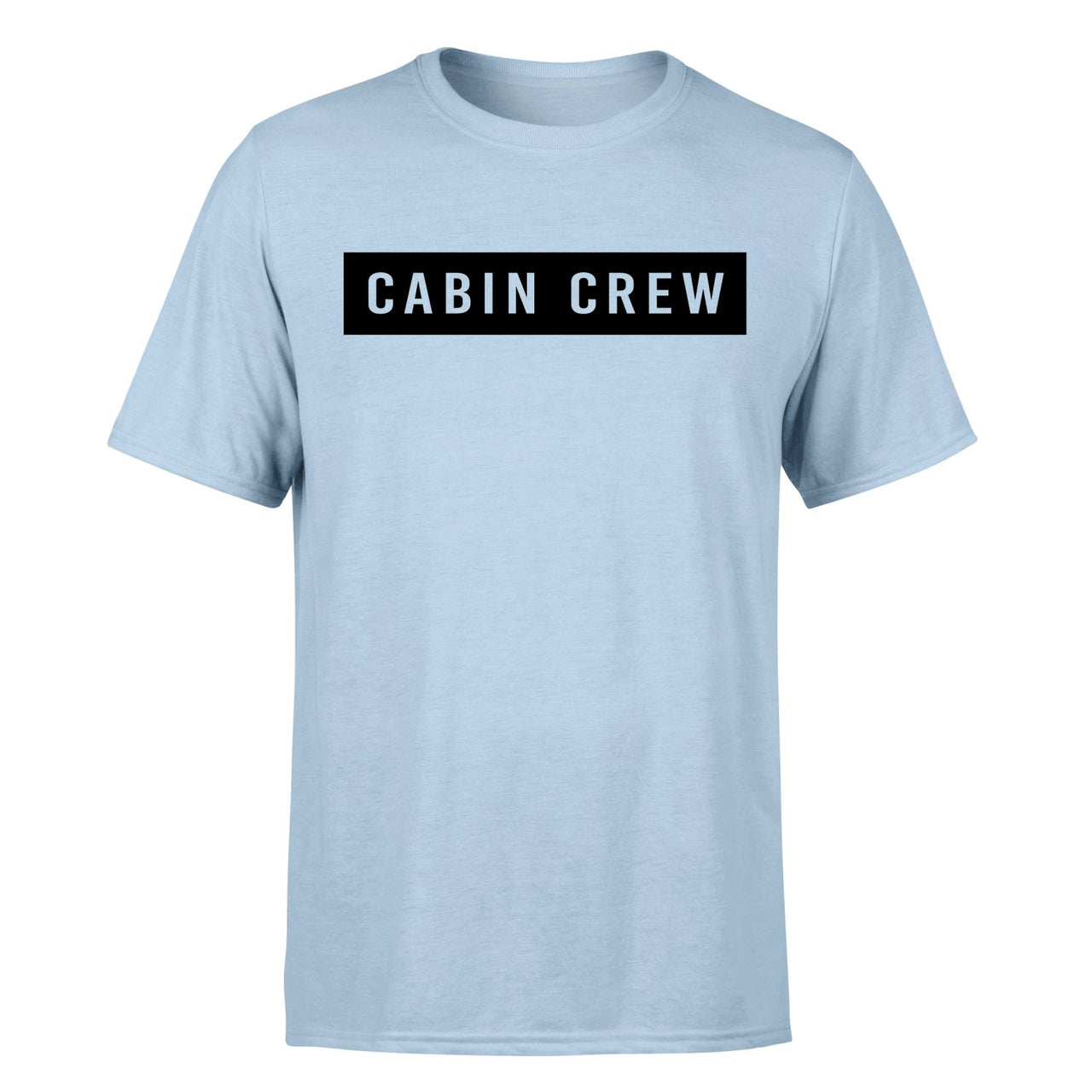 Cabin Crew Text Designed T-Shirts