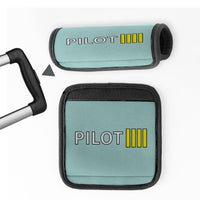 Thumbnail for Pilot & Stripes (4 Lines) Designed Neoprene Luggage Handle Covers