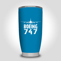 Thumbnail for Boeing 747 & Plane Designed Tumbler Travel Mugs
