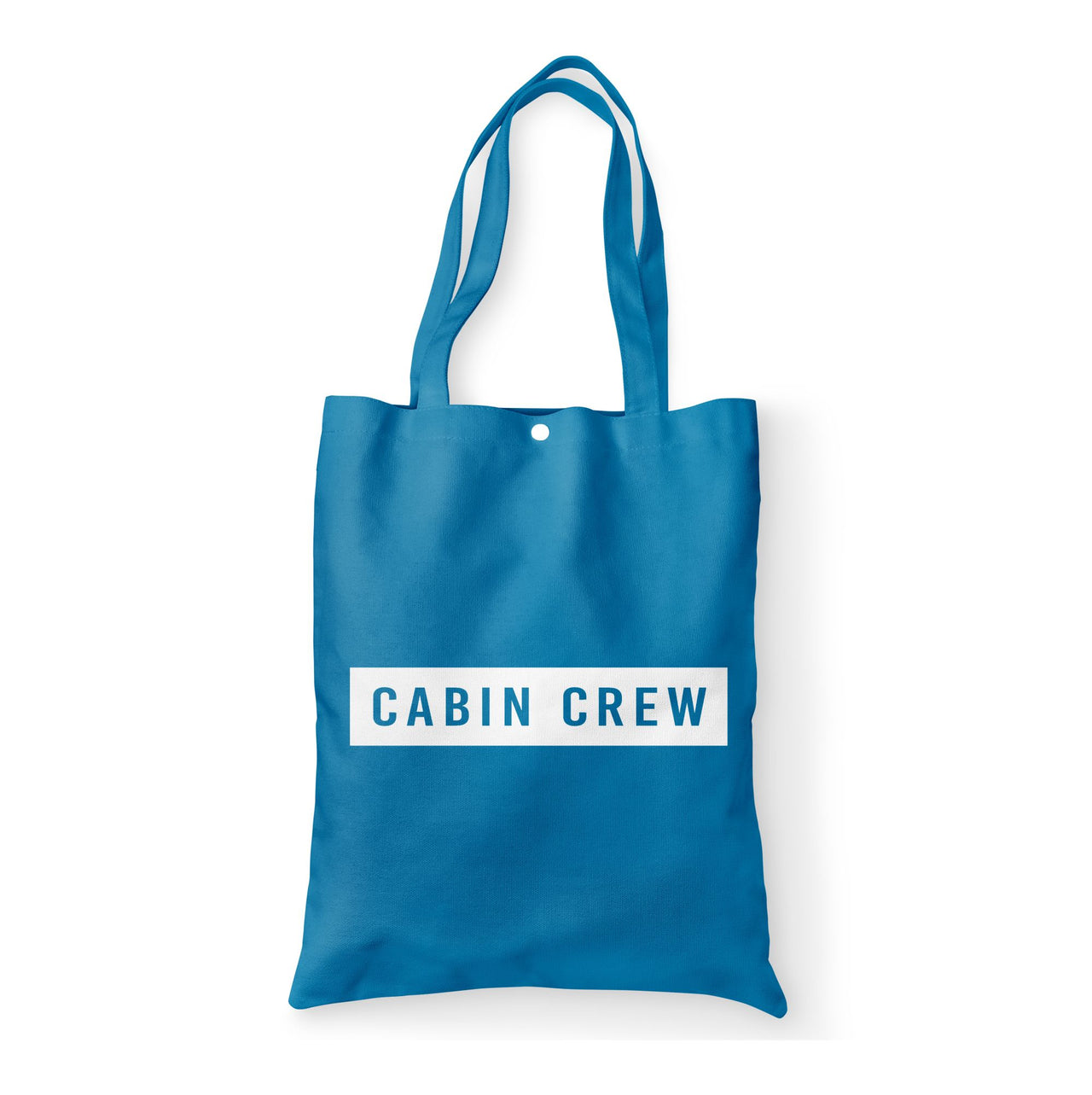 Cabin Crew Text Designed Tote Bags