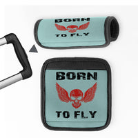 Thumbnail for Born To Fly SKELETON Designed Neoprene Luggage Handle Covers