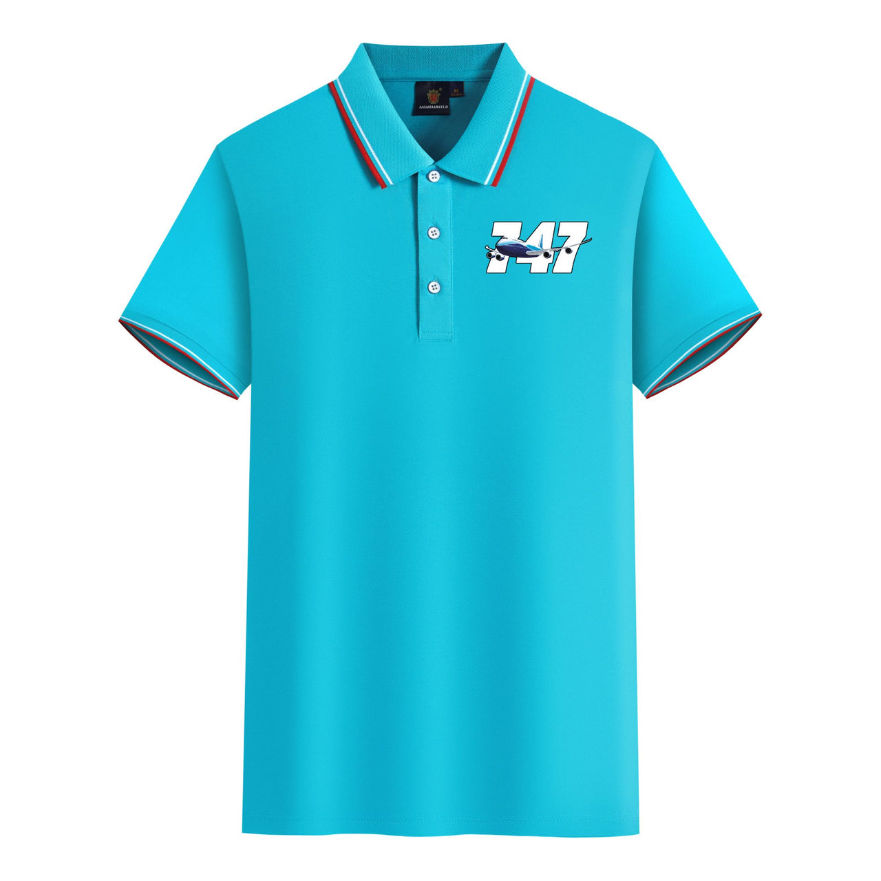 Super Boeing 747 Designed Stylish Polo T-Shirts