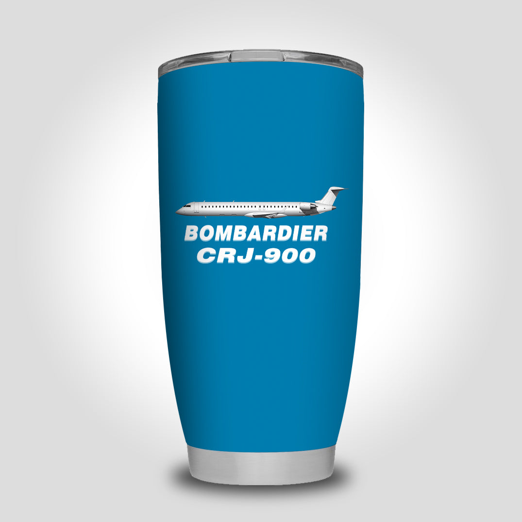 Bombardier CRJ-900 Designed Tumbler Travel Mugs