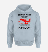 Thumbnail for If You're Cool You're Probably a Pilot Designed Hoodies