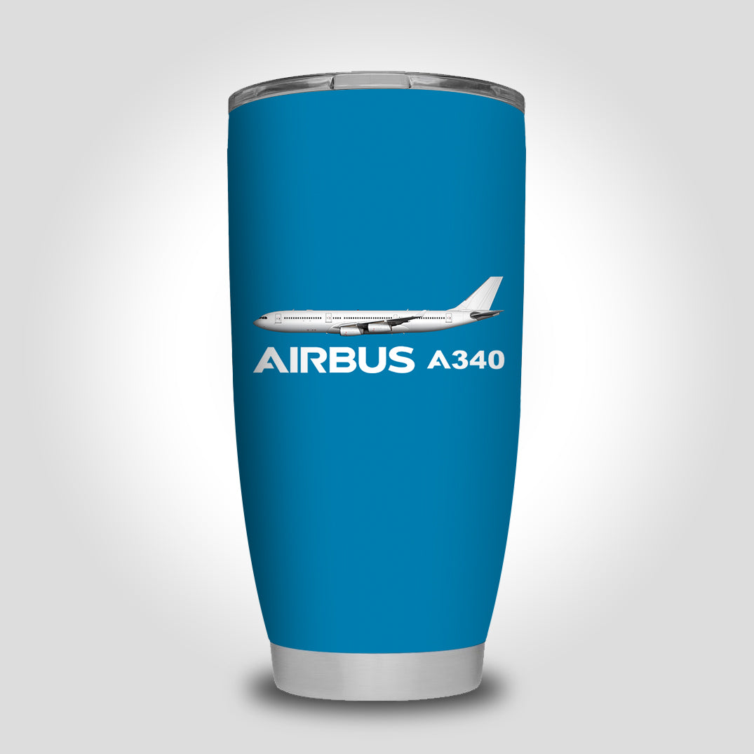 The Airbus A340 Designed Tumbler Travel Mugs