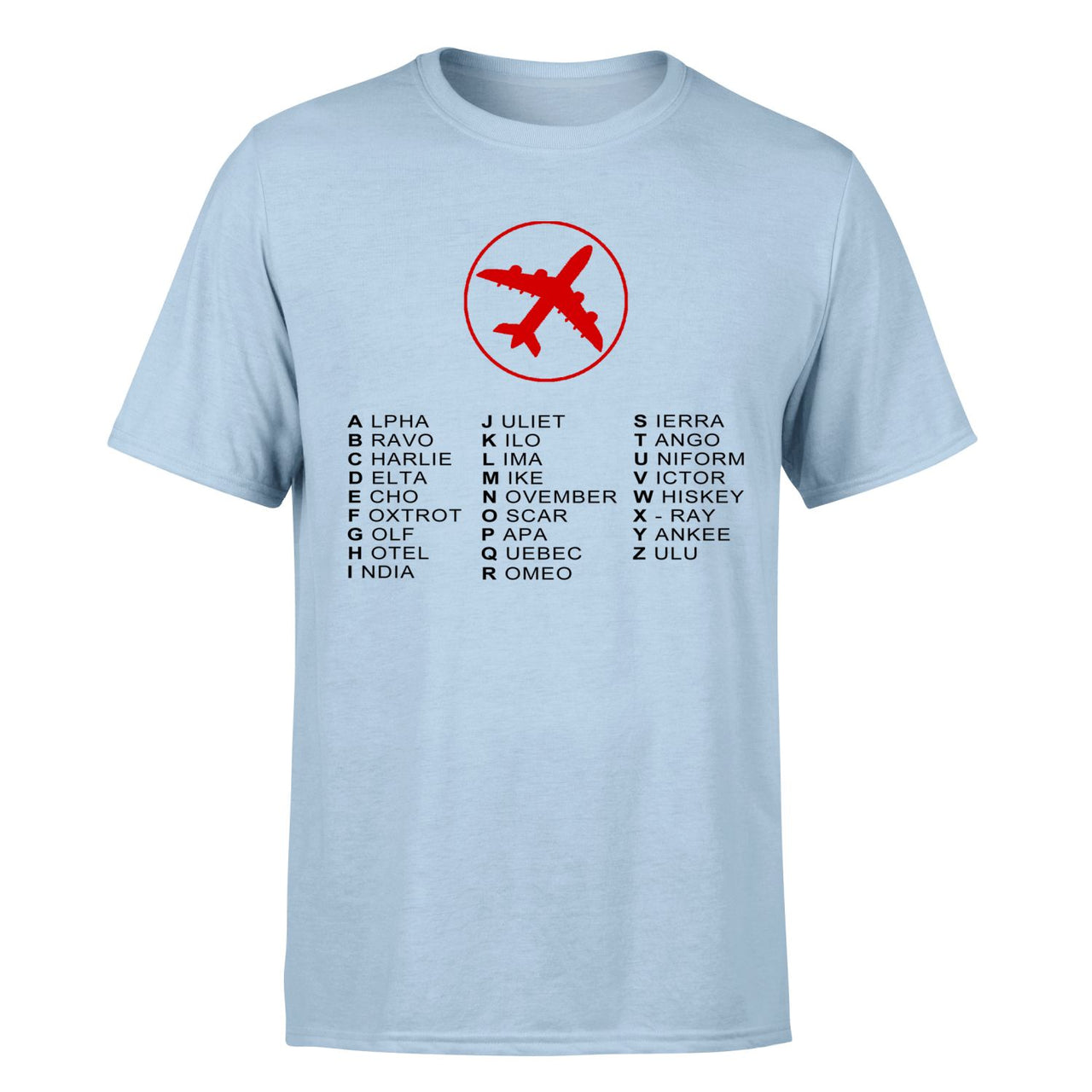 Aviation Alphabet 2 Designed T-Shirts