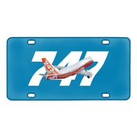 Thumbnail for Super Boeing 747 Intercontinental Designed Metal (License) Plates