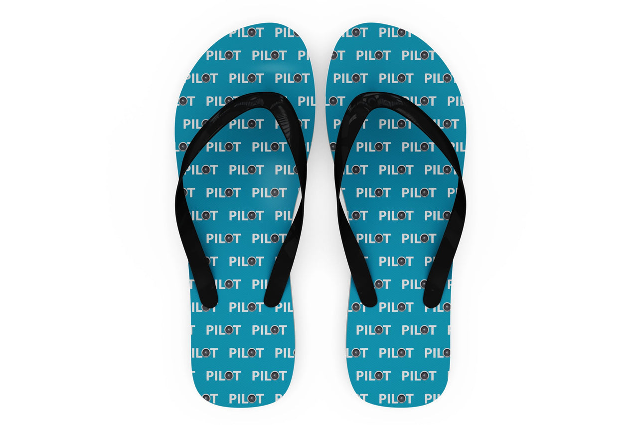 Pilot & Jet Engine Designed Slippers (Flip Flops)