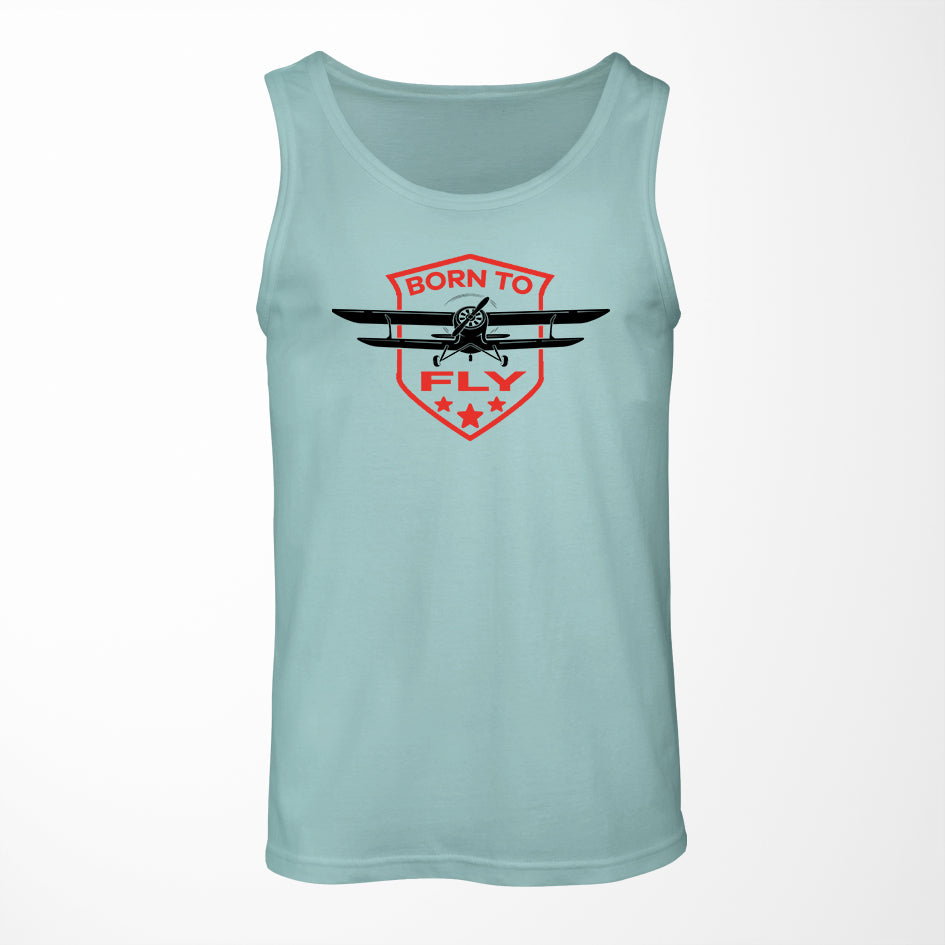 Super Born To Fly Designed Tank Tops