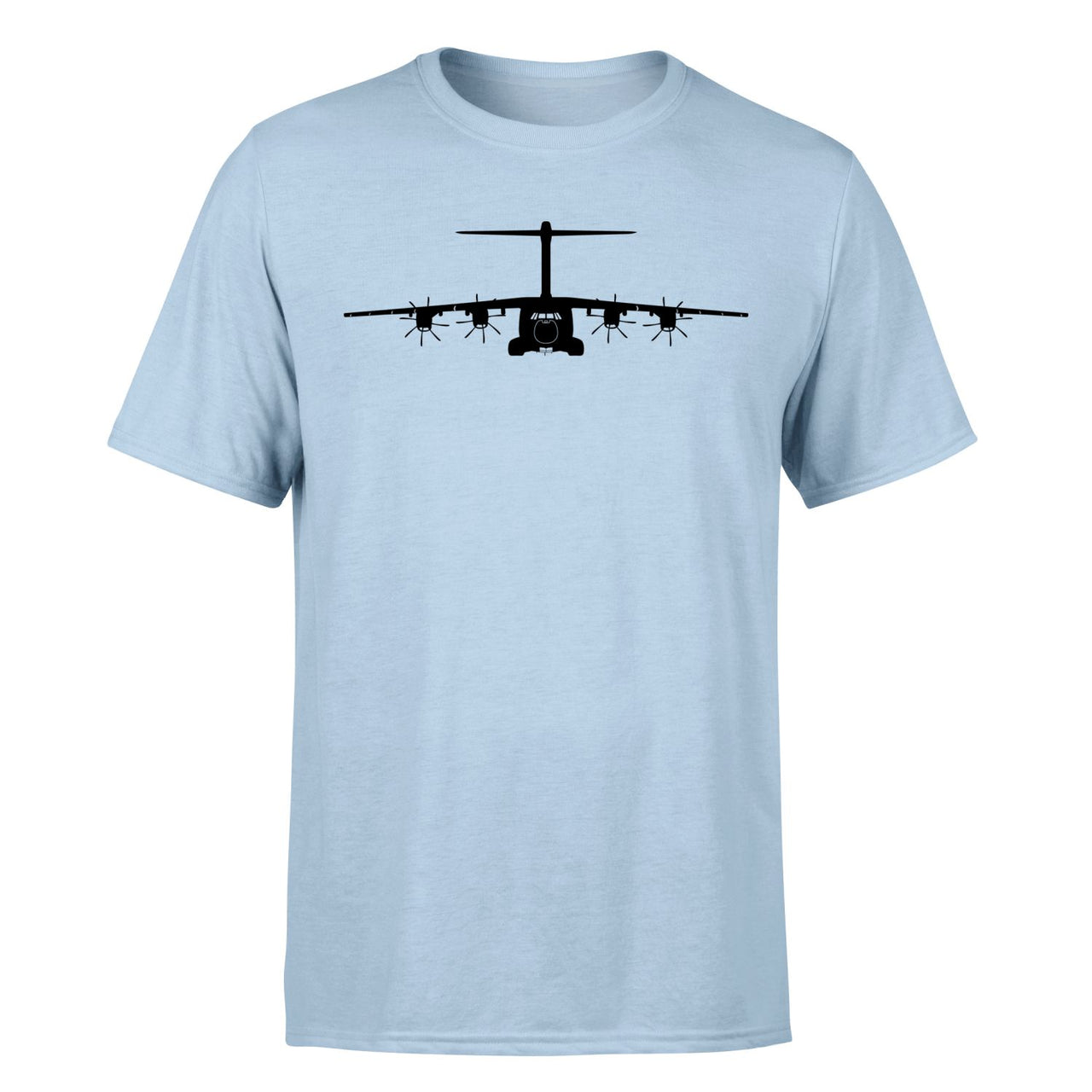 Airbus A400M Silhouette Designed T-Shirts