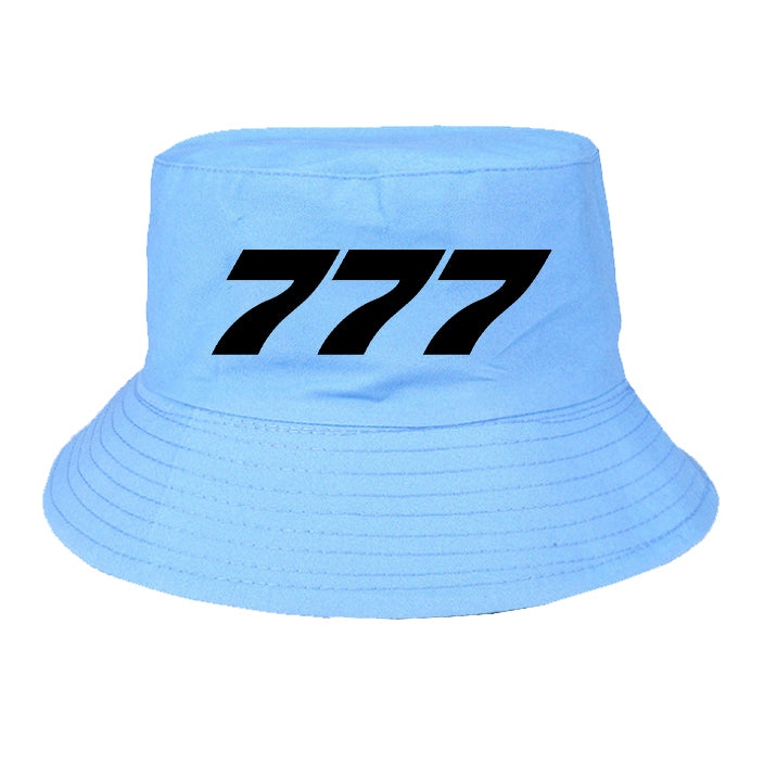 777 Flat Text Designed Summer & Stylish Hats