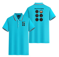 Thumbnail for Pilot's 6 Pack Designed Stylish Polo T-Shirts (Double-Side)