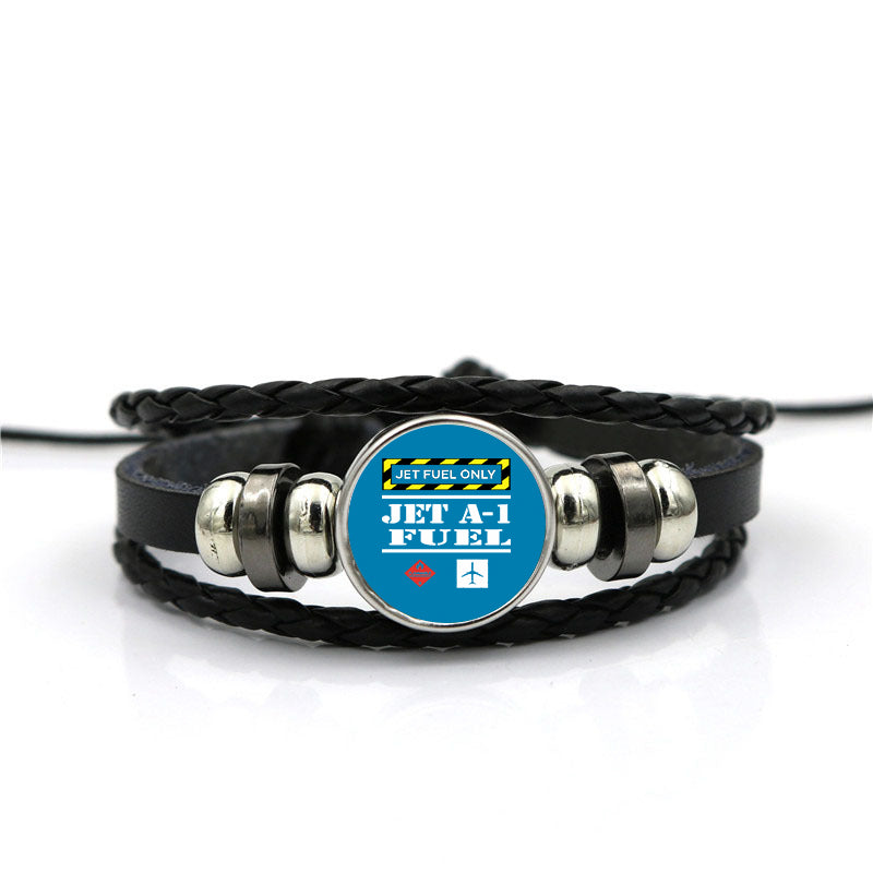 Jet Fuel Only Designed Leather Bracelets