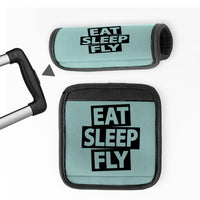 Thumbnail for Eat Sleep Fly Designed Neoprene Luggage Handle Covers