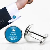Thumbnail for Student Pilot (Helicopter) Designed Cuff Links
