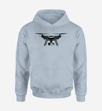 Thumbnail for Drone Silhouette Designed Hoodies