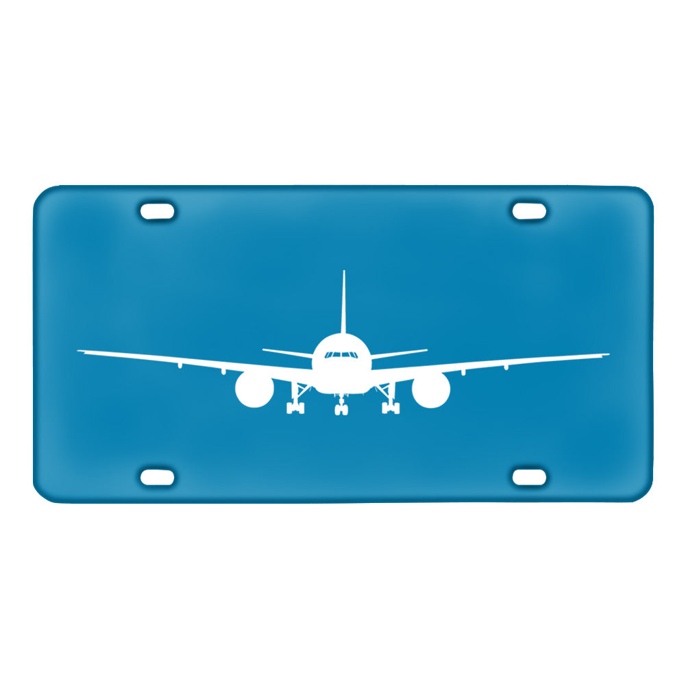 Boeing 777 Silhouette Designed Metal (License) Plates