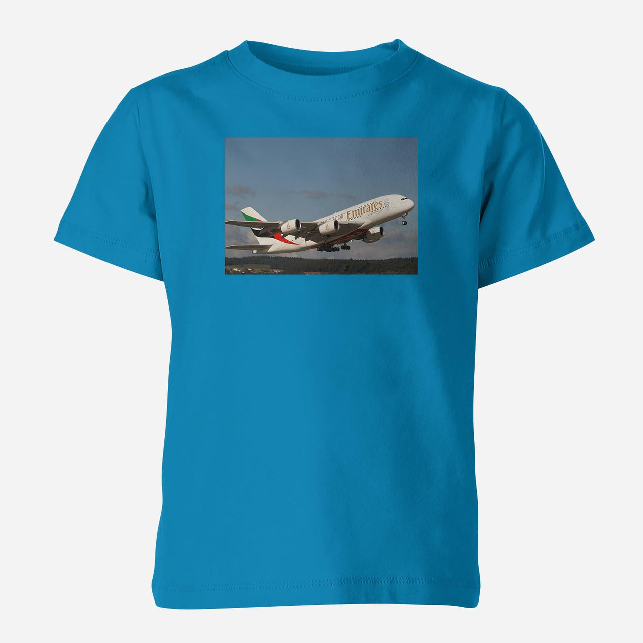 Departing Emirates A380 Designed Children T-Shirts