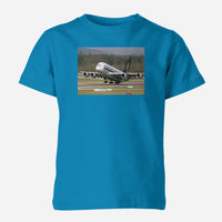 Thumbnail for Departing Singapore Airlines A380 Designed Children T-Shirts