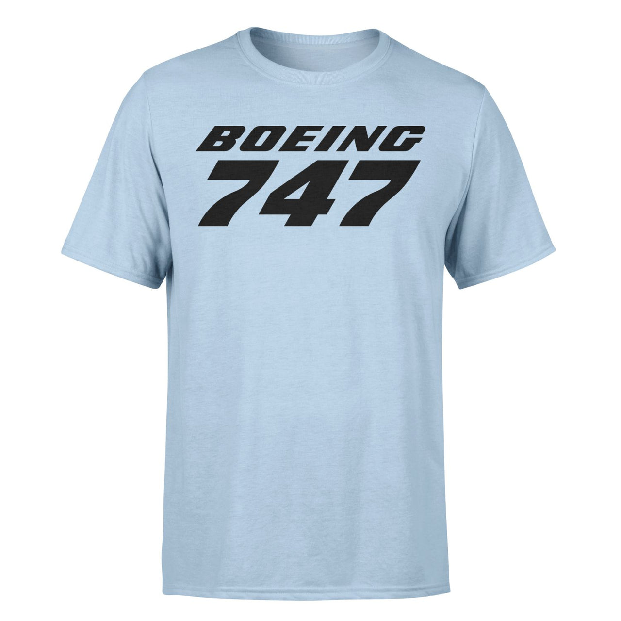Boeing 747 & Text Designed T-Shirts
