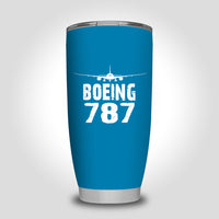 Thumbnail for Boeing 787 & Plane Designed Tumbler Travel Mugs